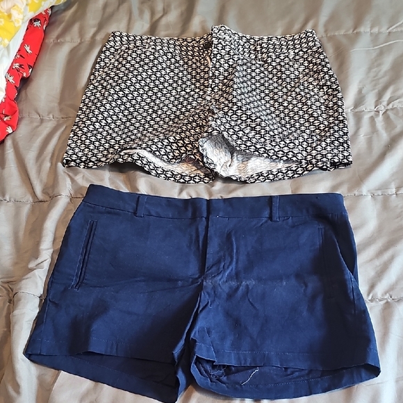 a.n.a Blue and Pink Twill Shorts - Picture 5 of 6